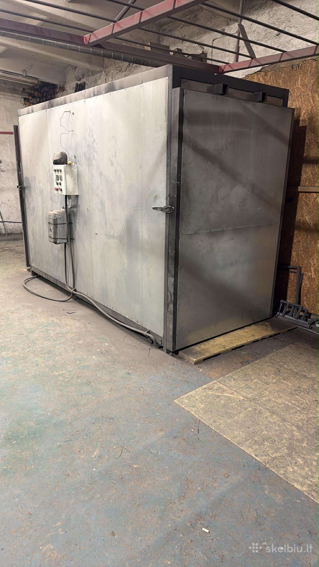 Elektrinė miltelinio dažymo kamera 30kw