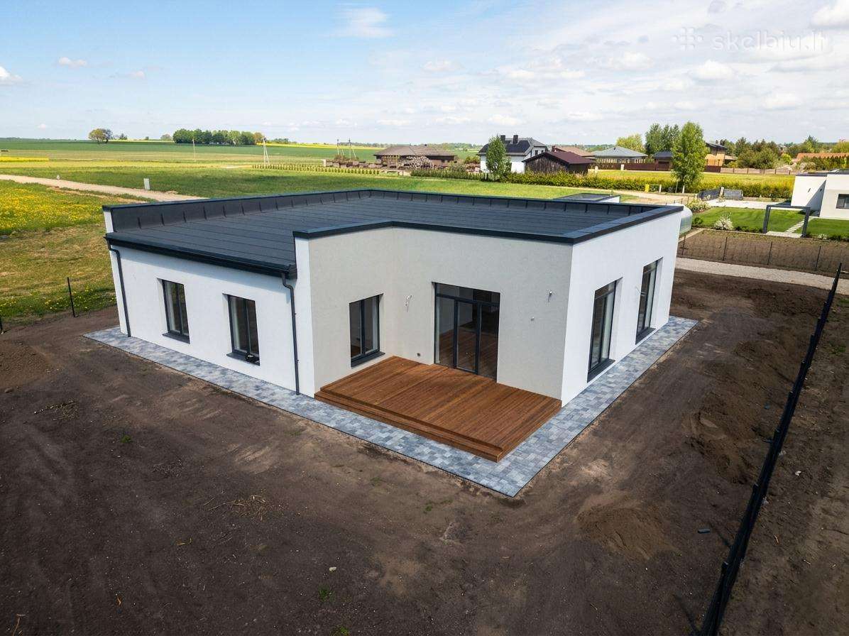 Parduodamas naujos statybos namas Šiaulių raj.