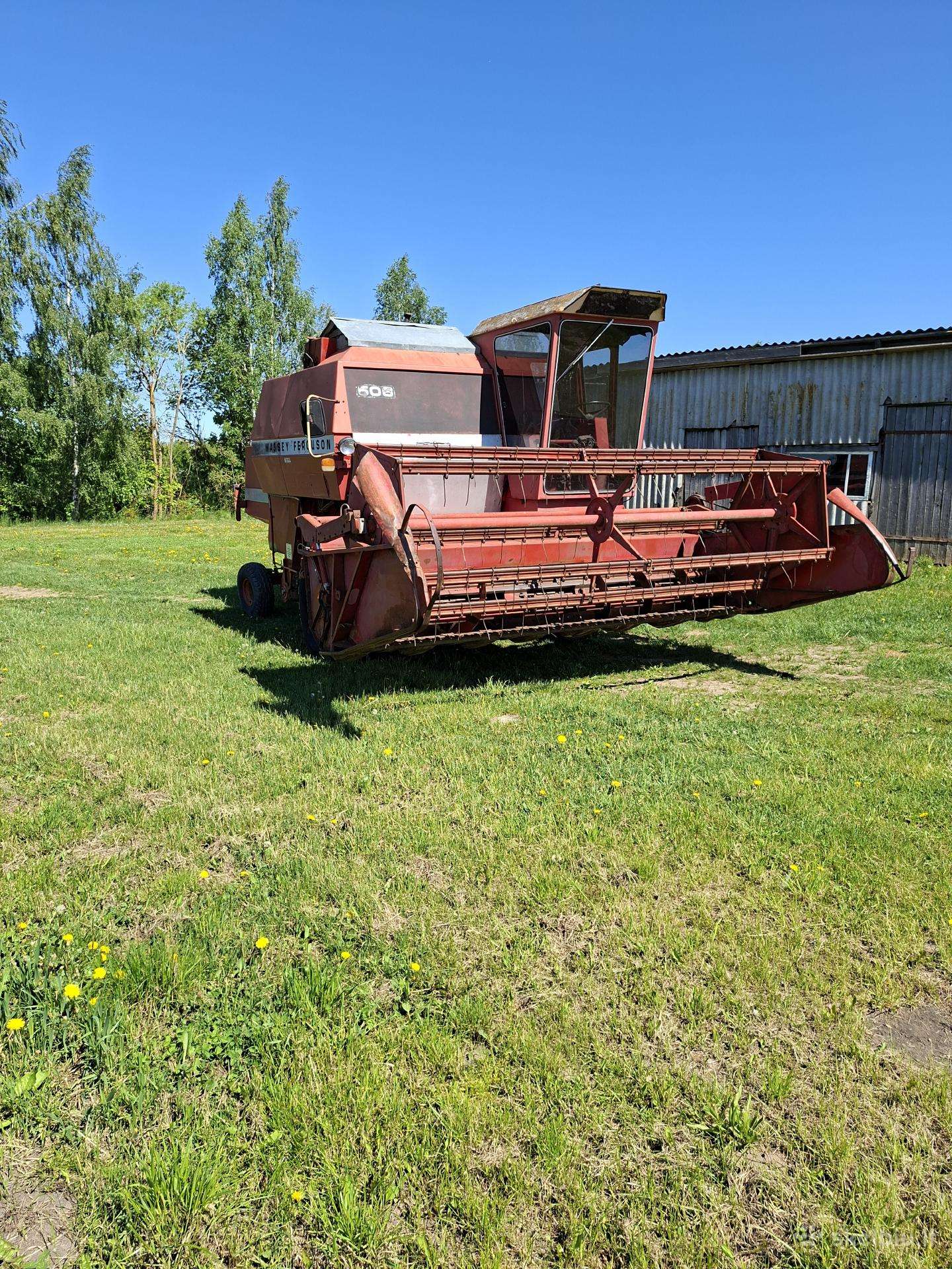 Massey Ferguson 506, комбайны