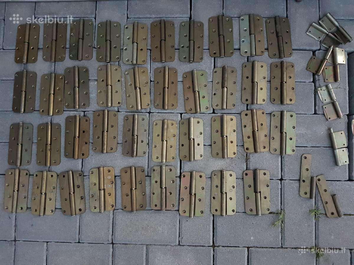 Durų Lankstai Įvairių Dydžių Ir Nauji