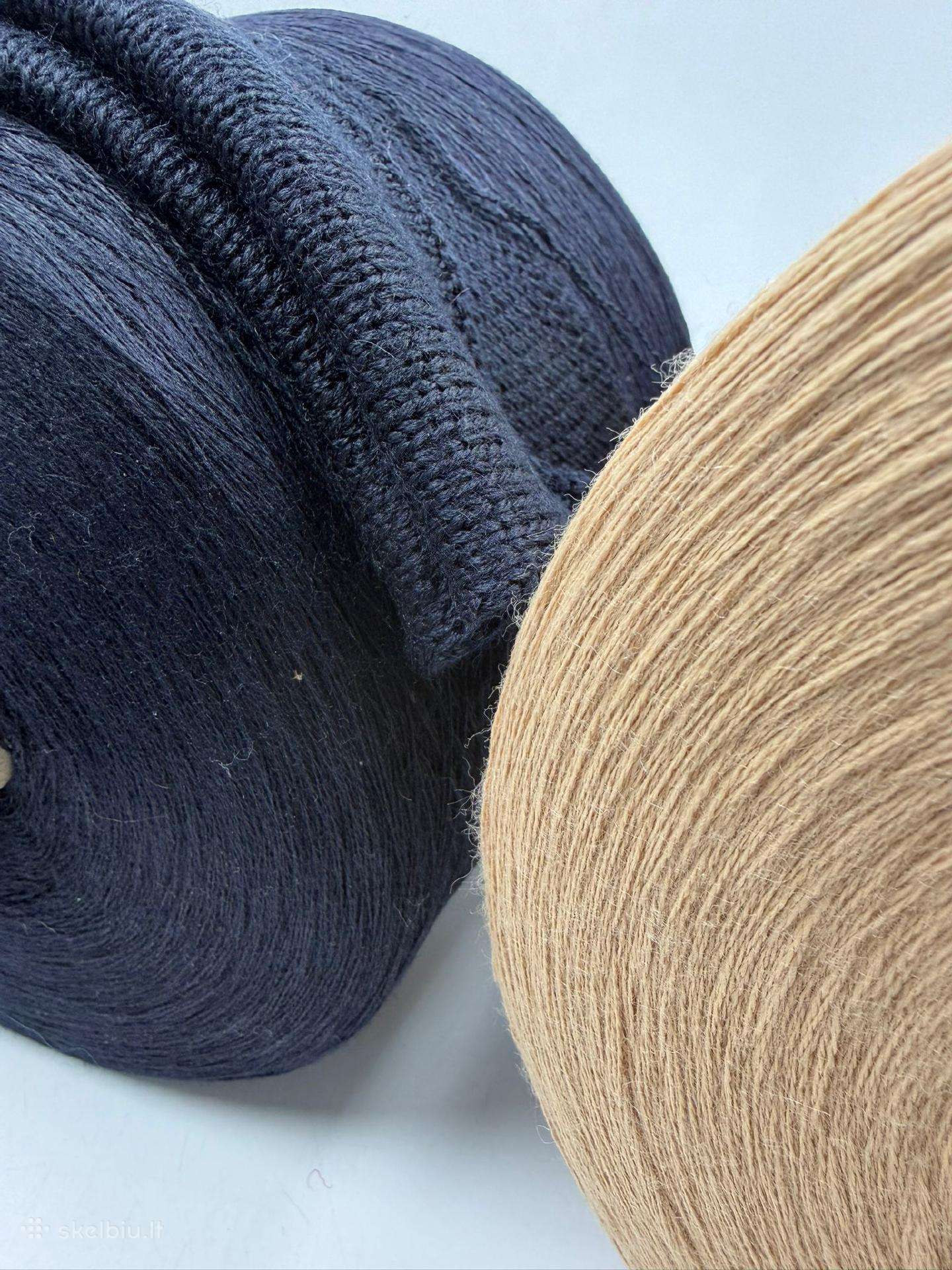 Mezgimo siūlai 2/28 , 50% merino vilna