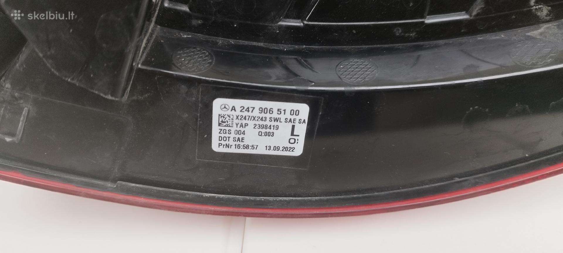 Mercedes-Benz EQB žibintai