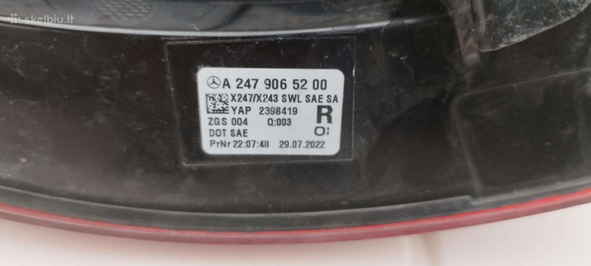 Mercedes-Benz EQB žibintai