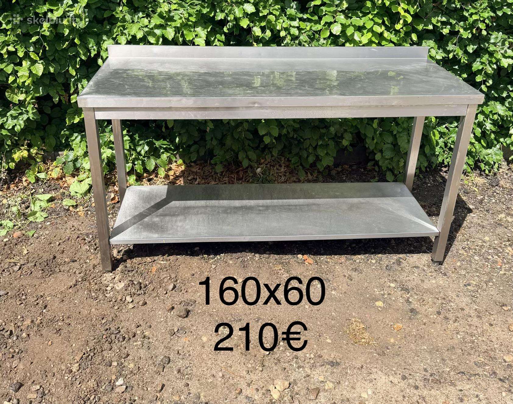 Nerudijancio plieno kriaukle - plautuve - stalas