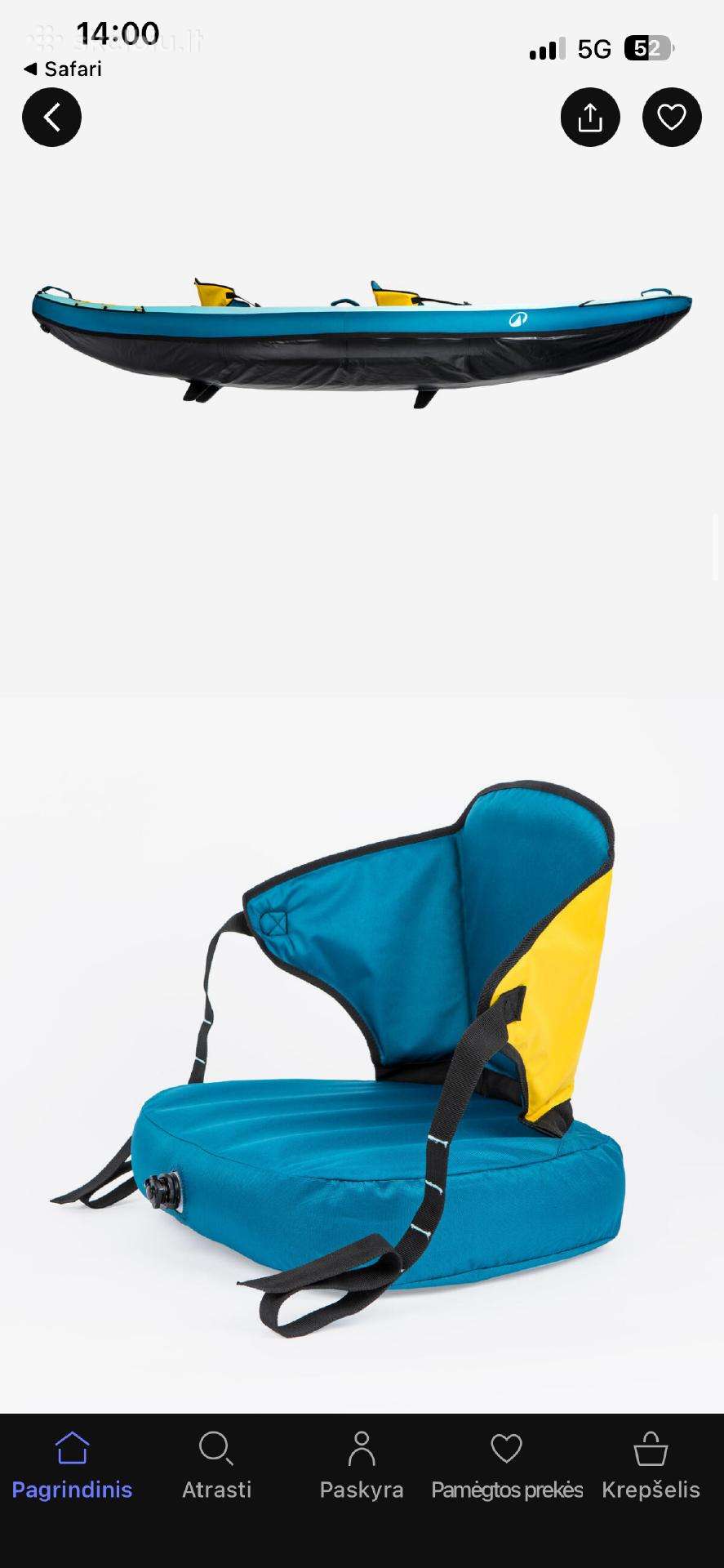 Decathlon, kayaks