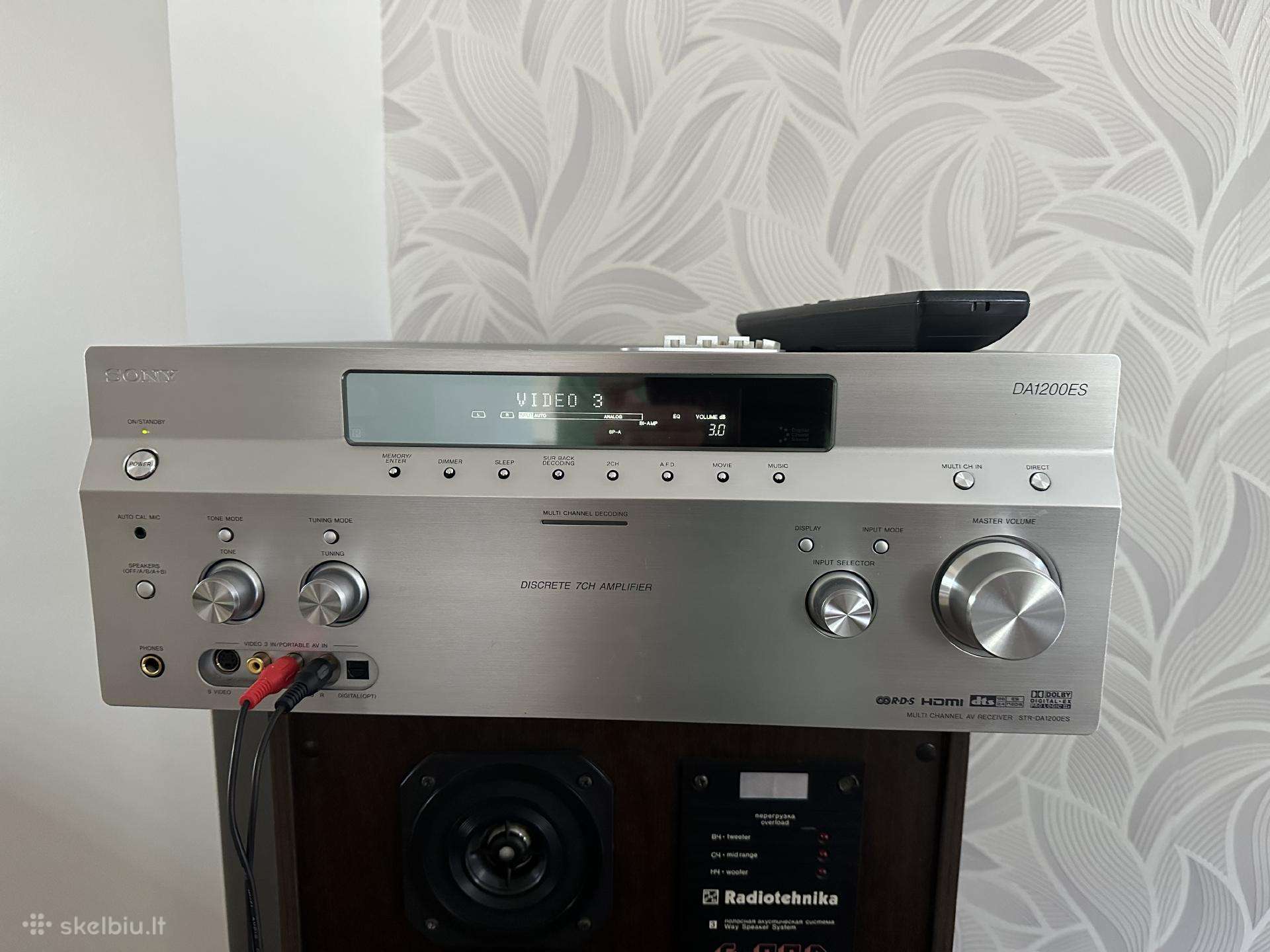 Sony Str-da1200es Stiprintuvas