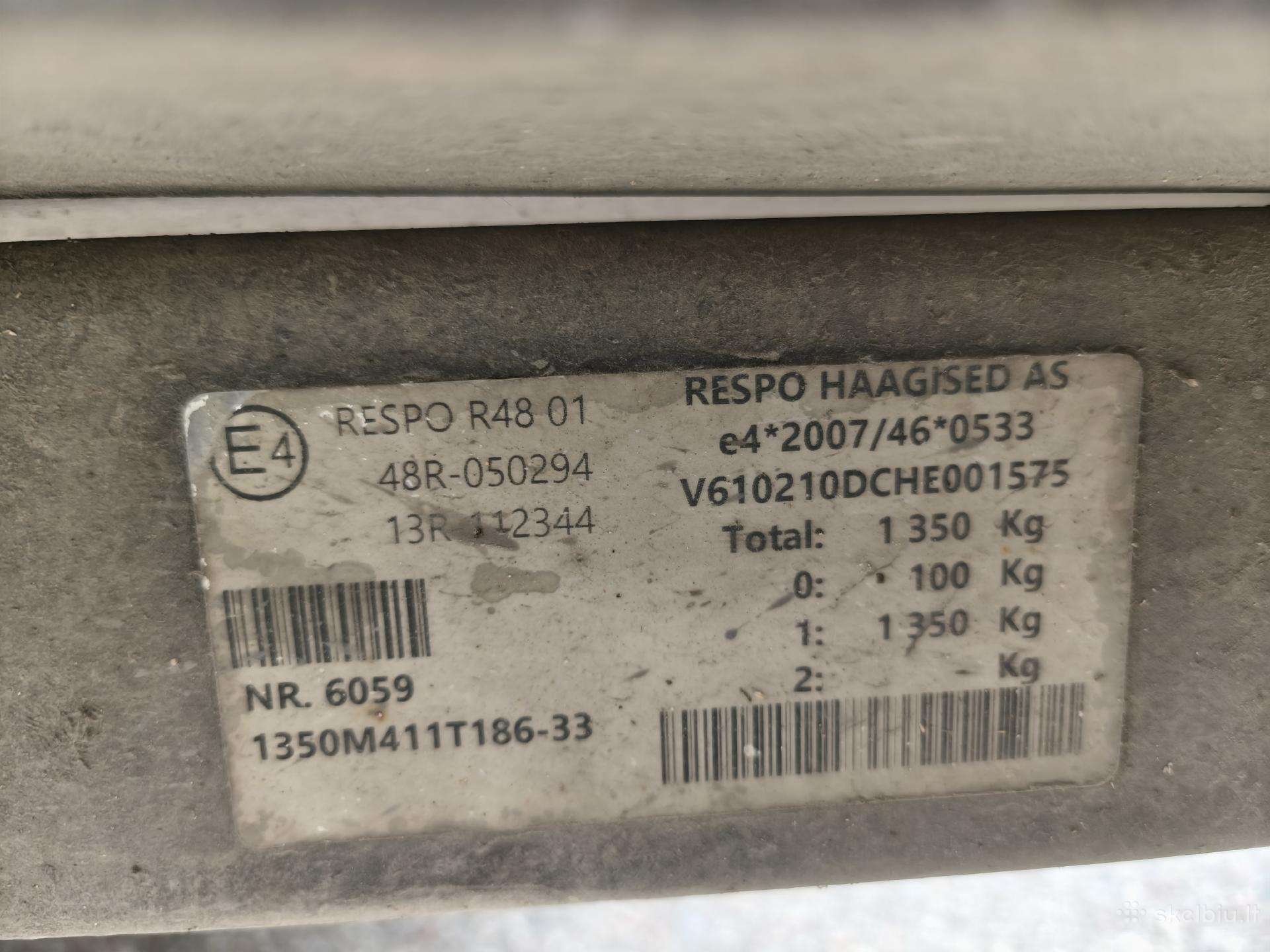 Respo, passenger car trailers