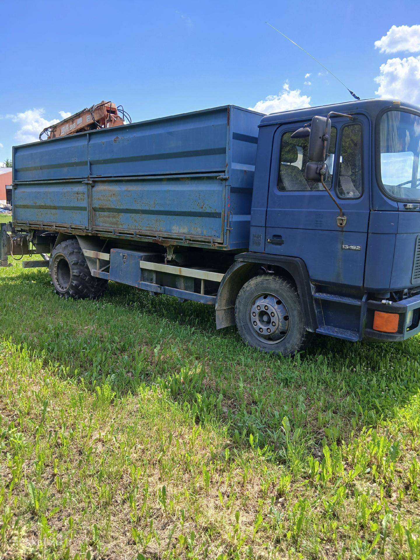 MAN 13-192, dumpers with crane