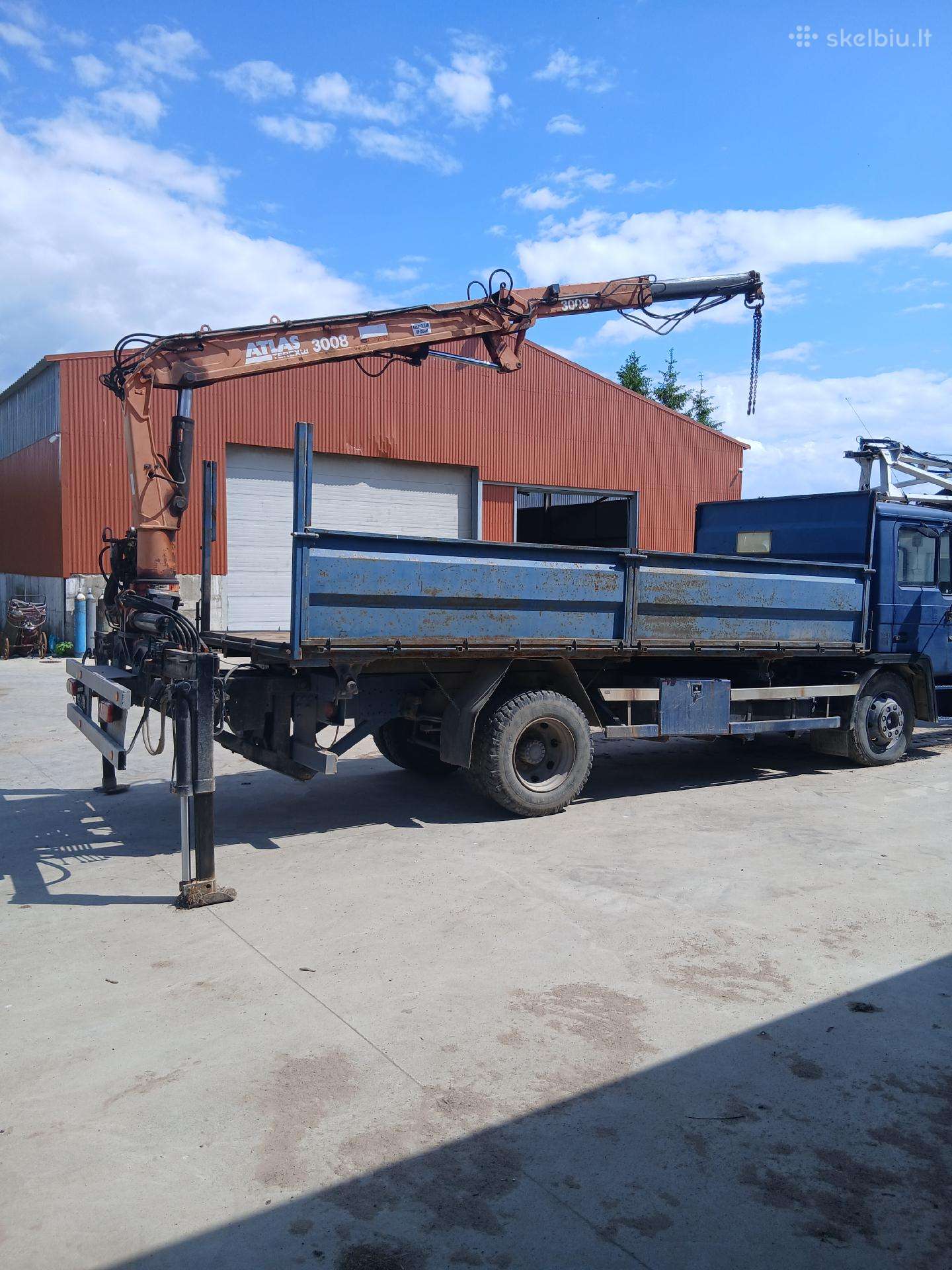 MAN 13-192, dumpers with crane