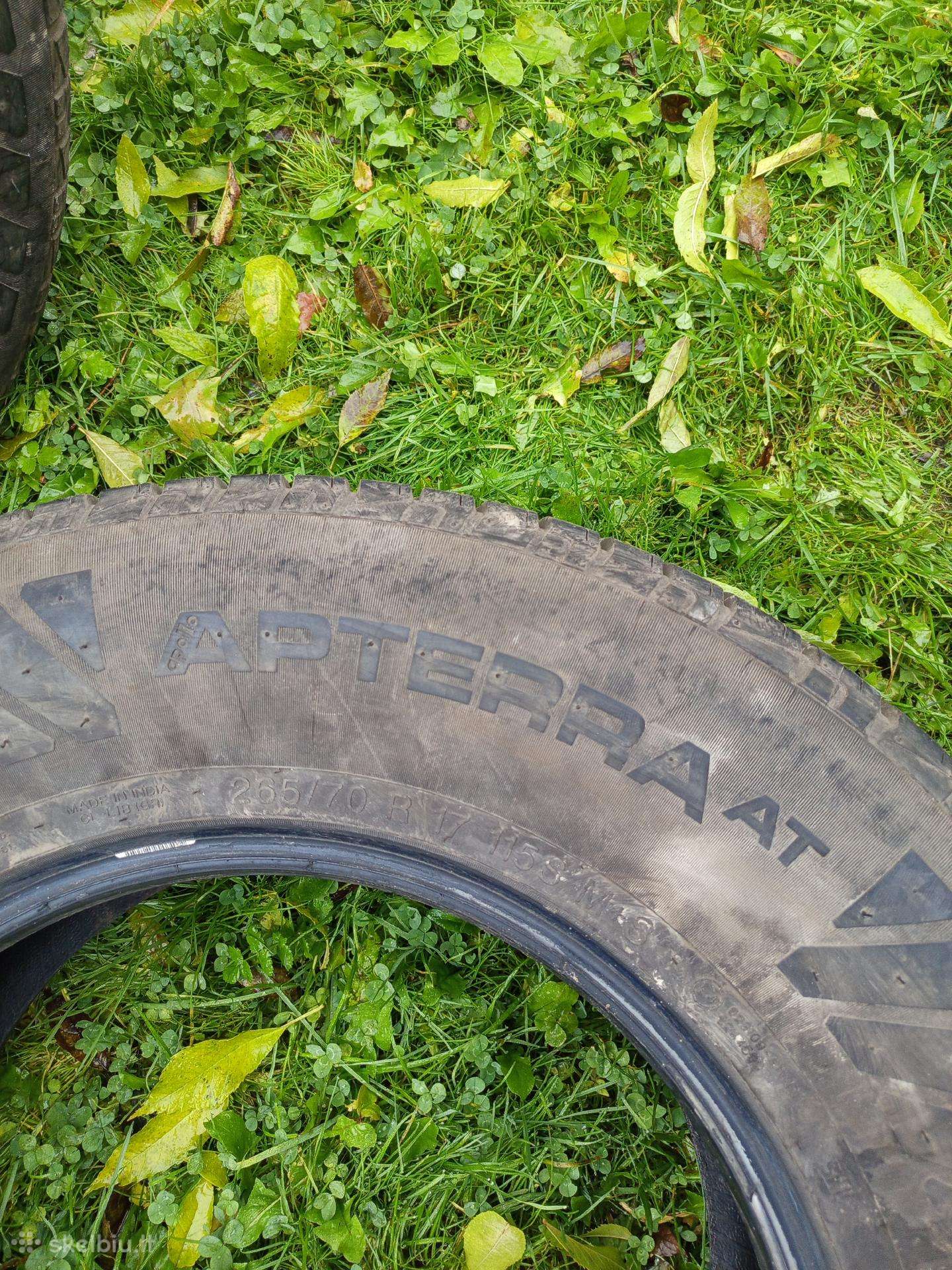 Apollo, all-season 265/70 R17