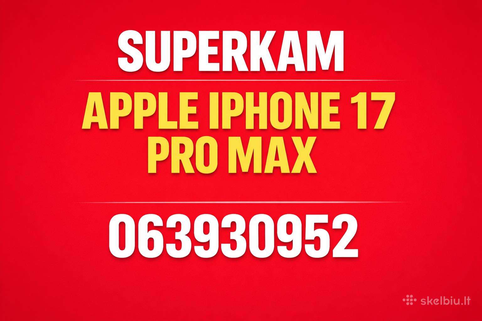 Perku Apple iPhone 17 Pro Max