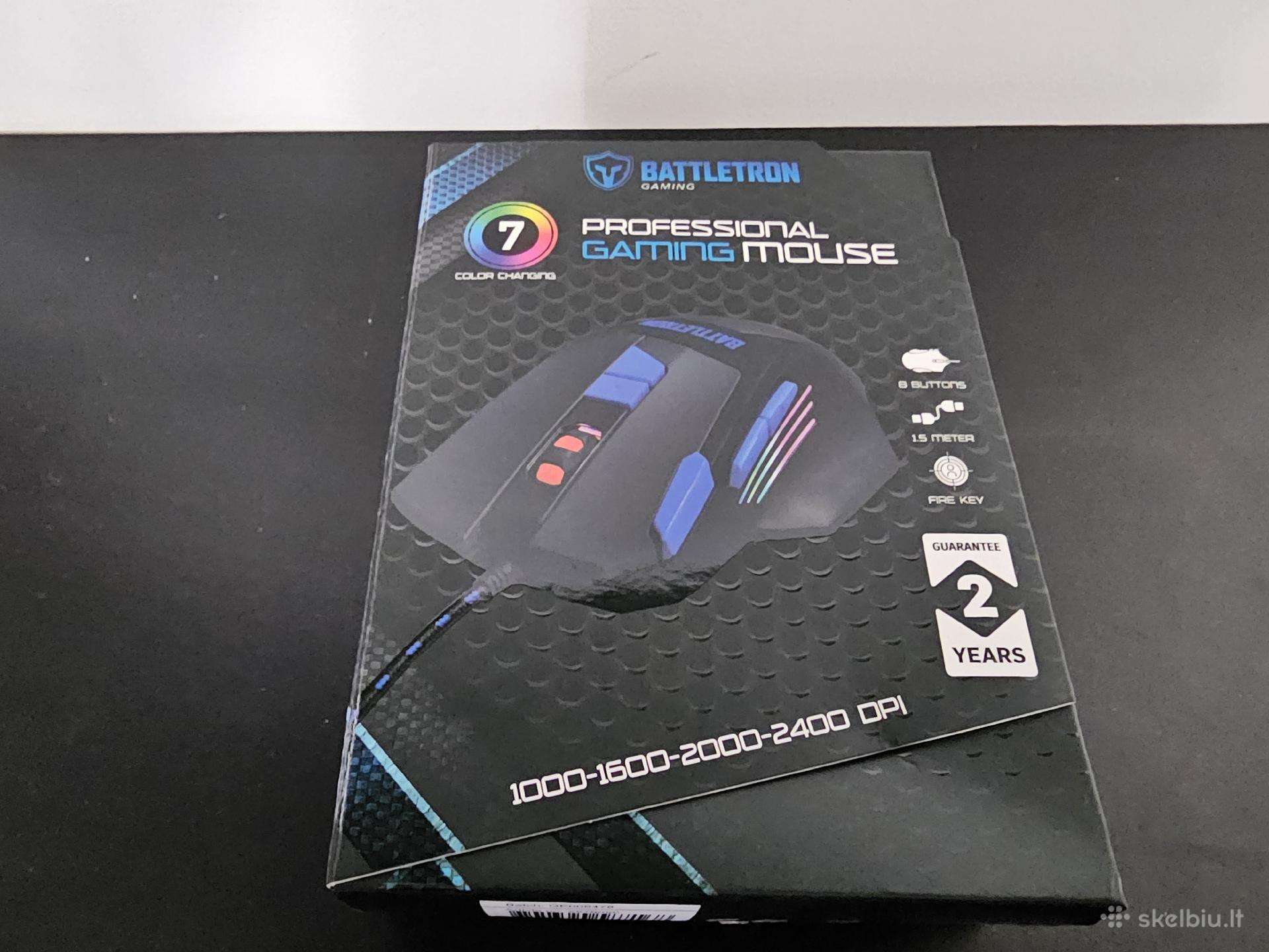 Nauja "Battletron Professional gaming" Rgb pelyte