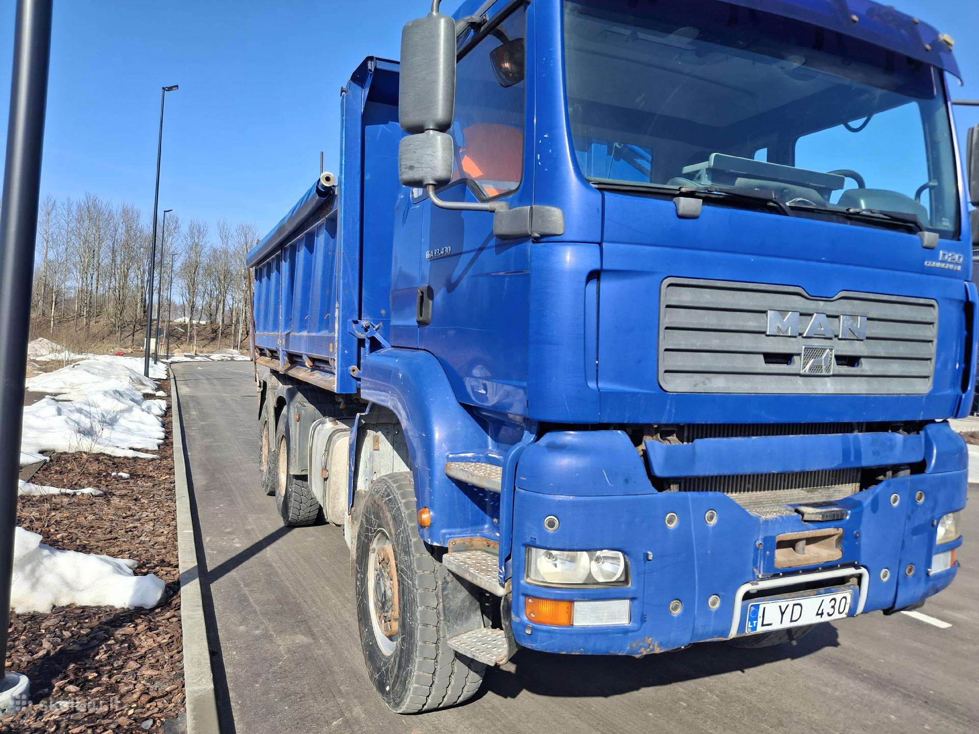 MAN 33.430, dumpers / tippers