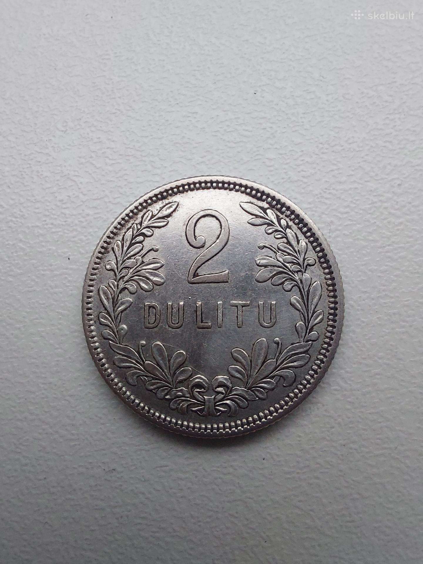 2 litai 1925m. Sidabras