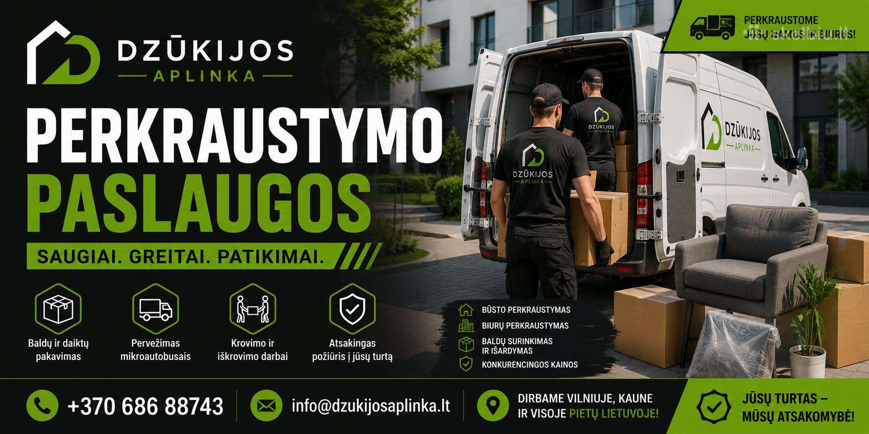 Krovinių pervežimas - kraustymas