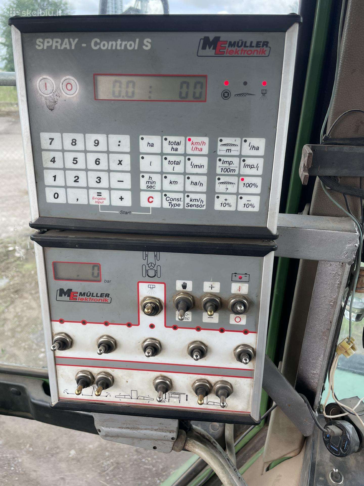 Hardi 2600, purkštuvai