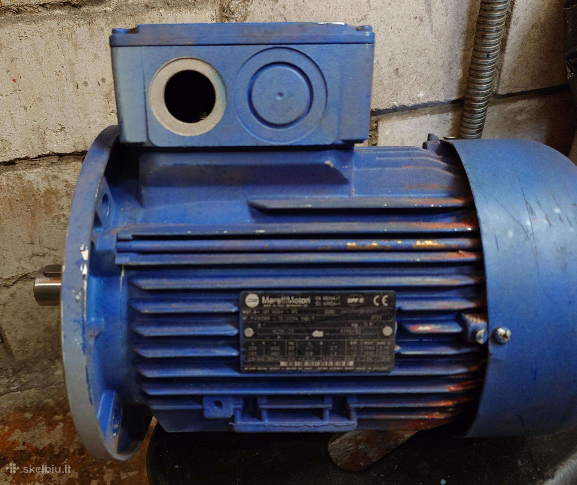 Trifazis elektros variklis 1,1 kw 1390 aps