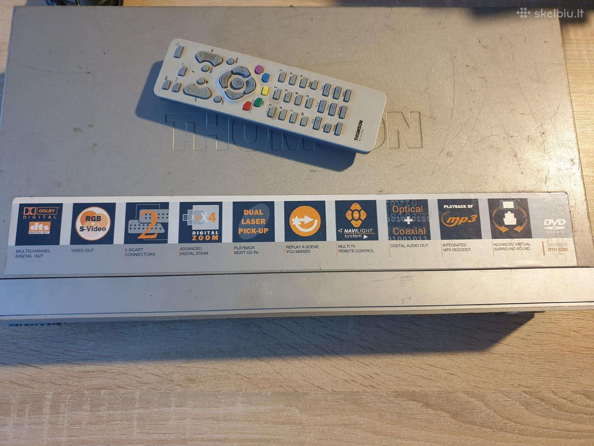 Kaina sutartinė Dvd grotuvas su daug geru filmu