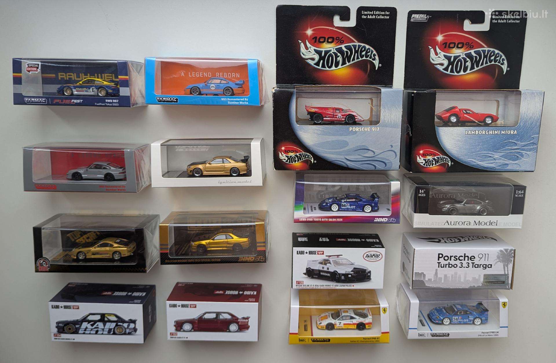 Hot wheels modeliukai
