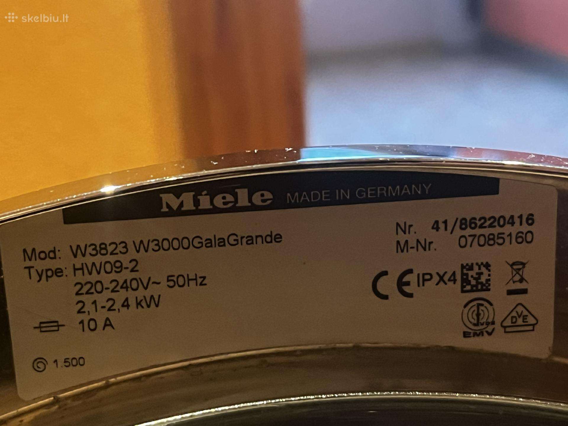 Skalbimo mašina Miele
