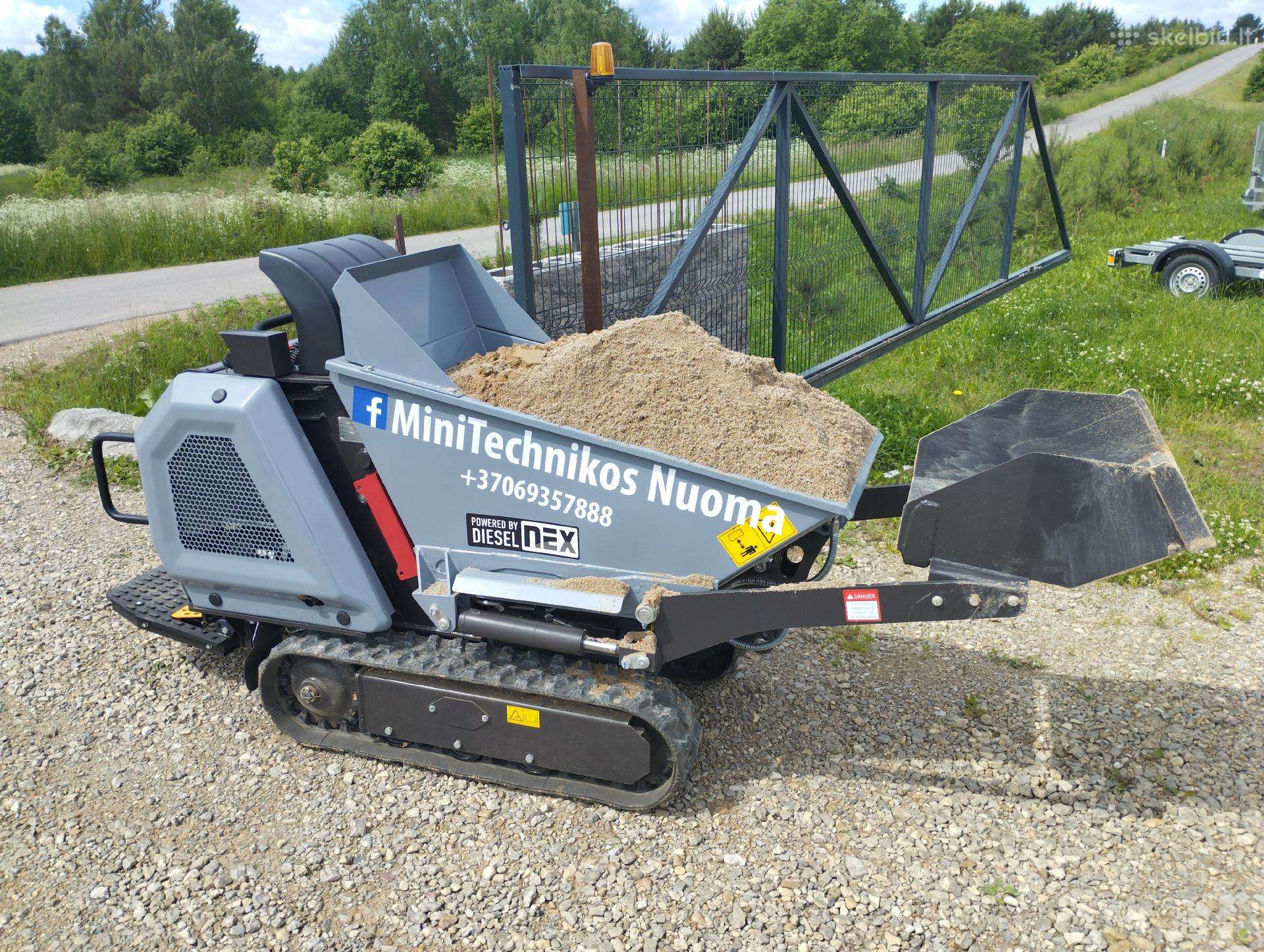 Kubota NX800, storage and loading equipment rental