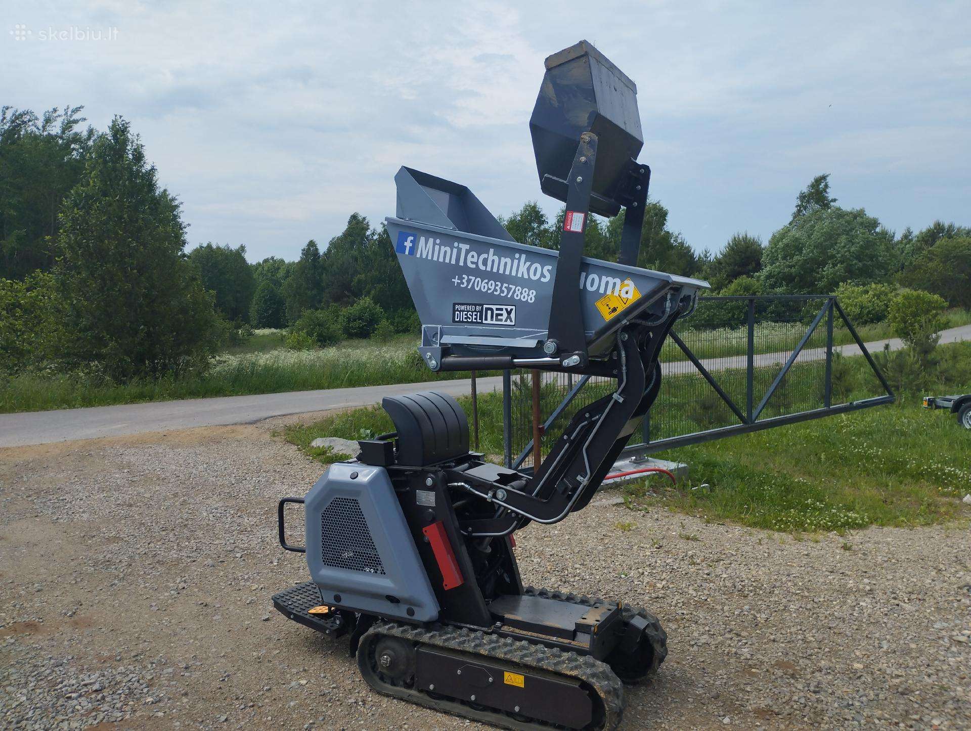 Kubota NX800, storage and loading equipment rental