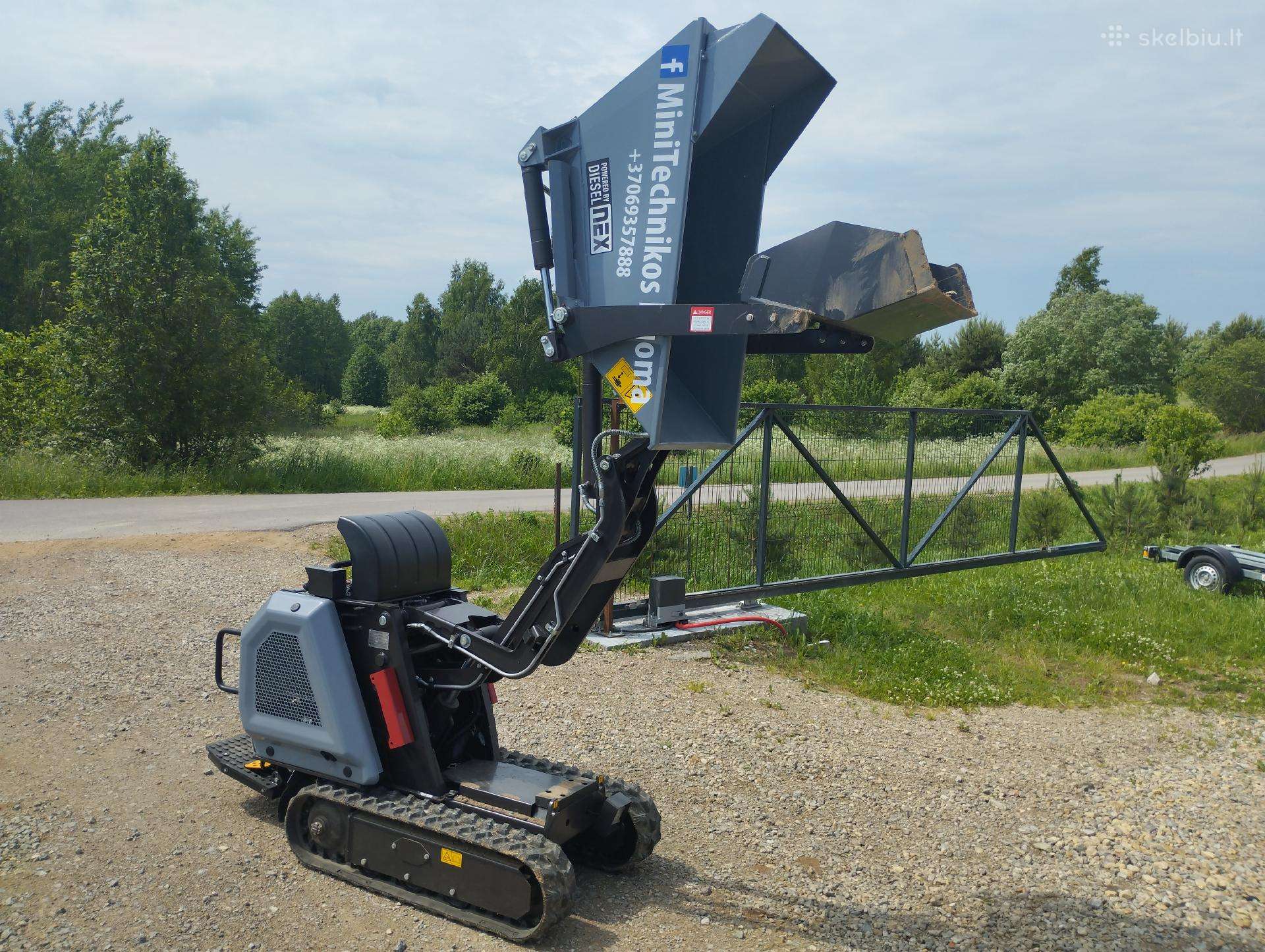 Kubota NX800, storage and loading equipment rental
