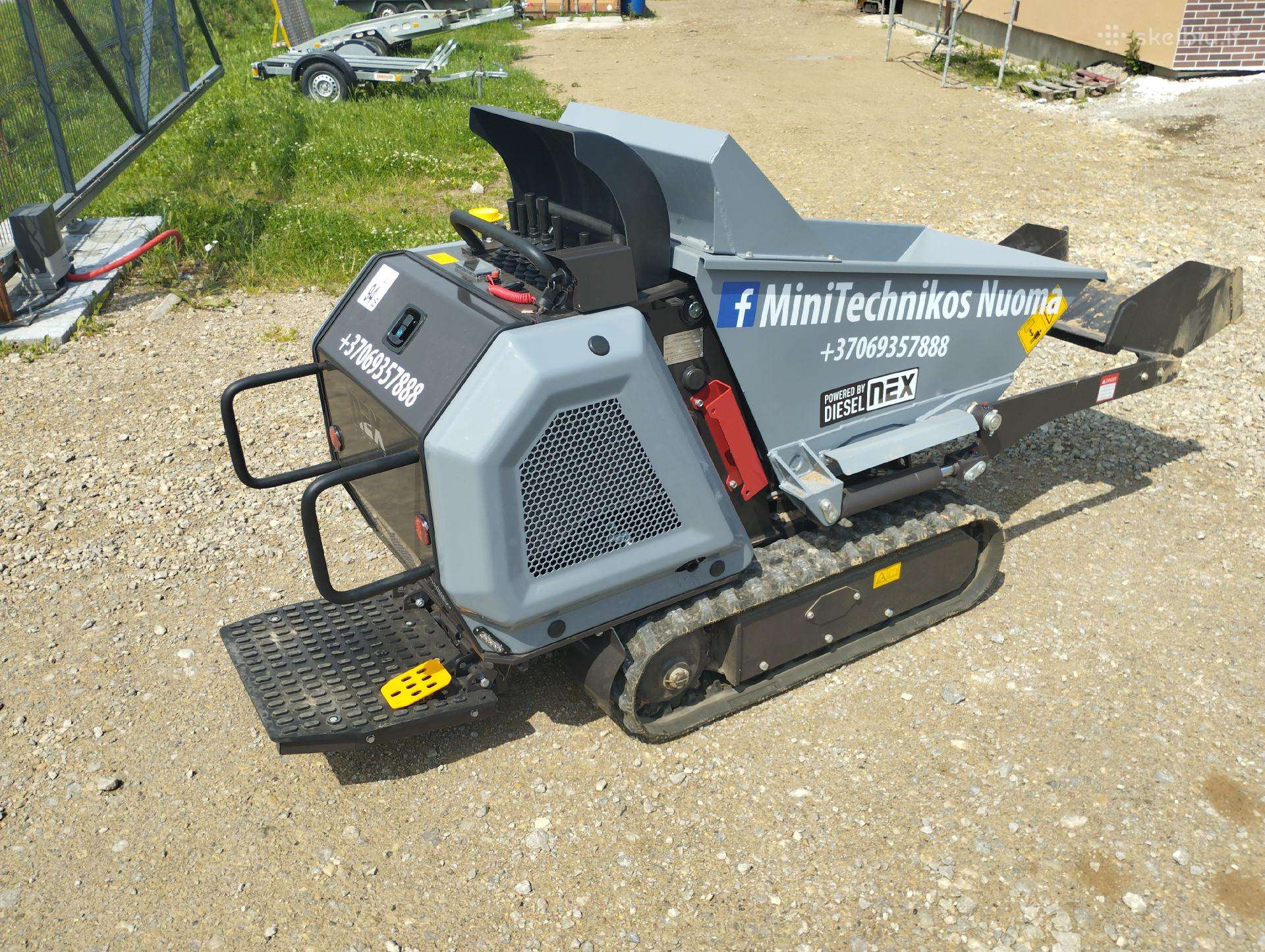 Kubota NX800, storage and loading equipment rental