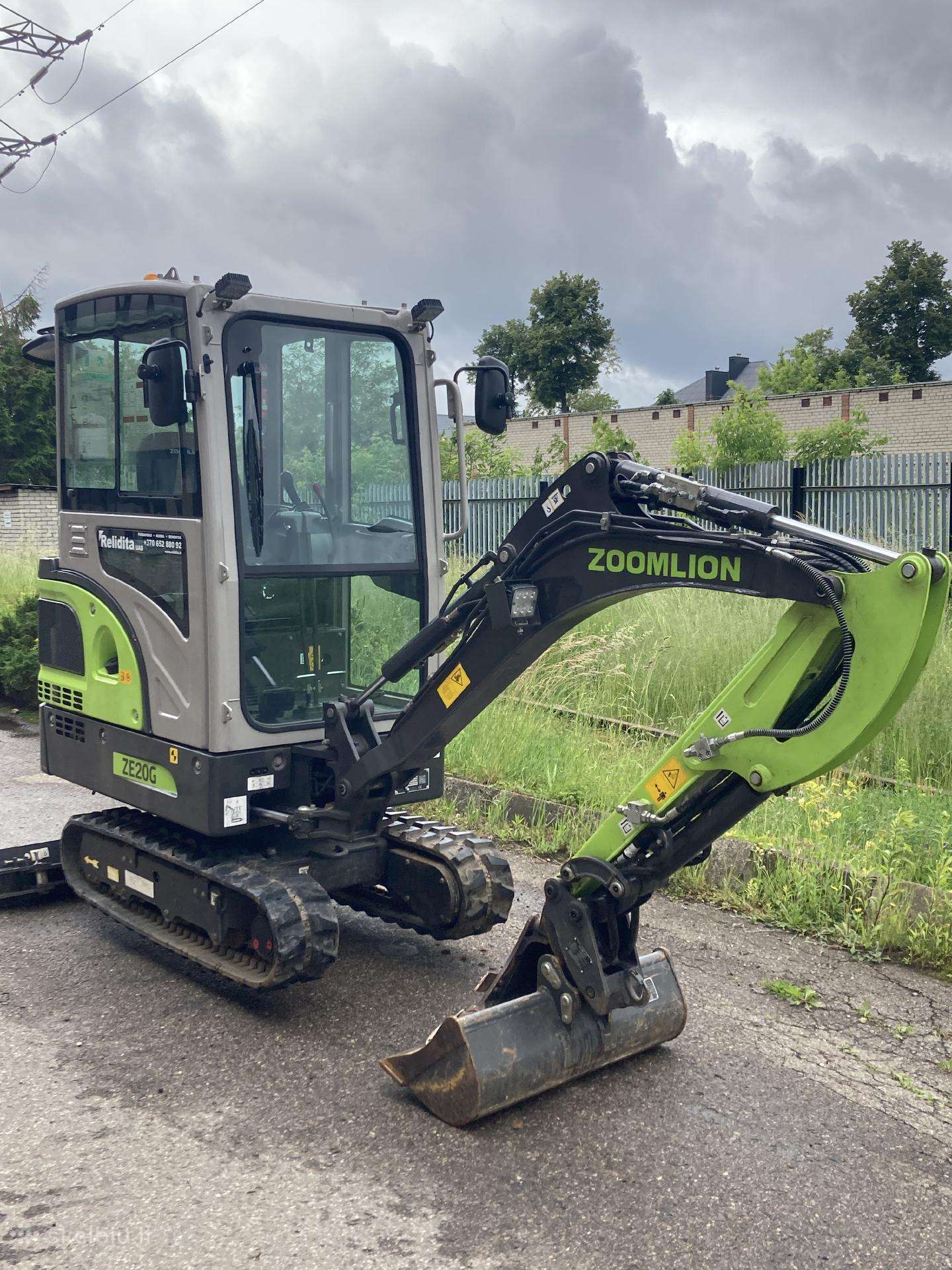 Zoomlion ZE20G, mini excavator