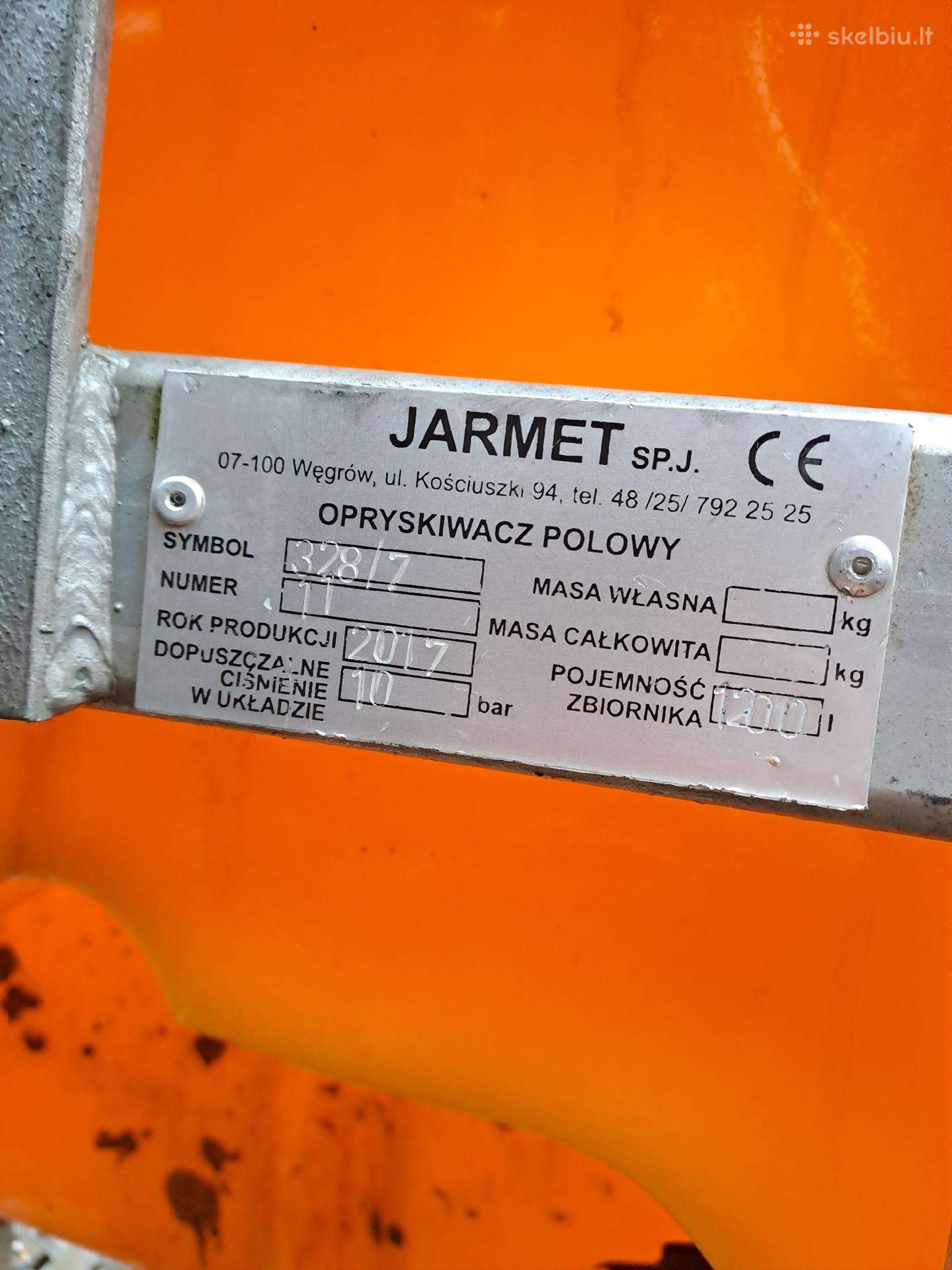 Jar-Met, purkštuvai