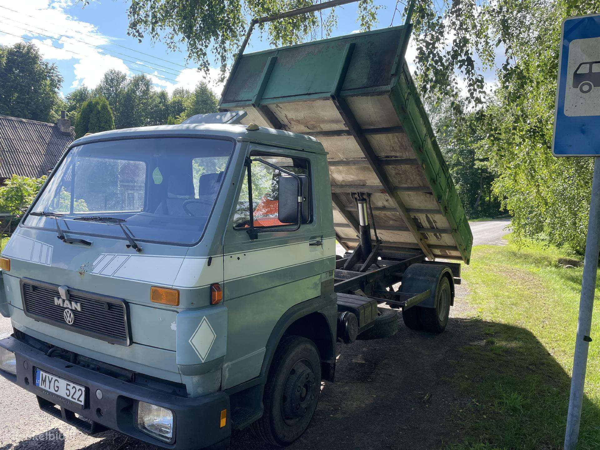 MAN 8.150, dumpers / tippers