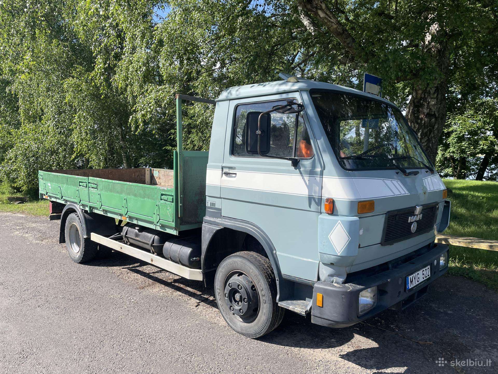 MAN 8.150, dumpers / tippers