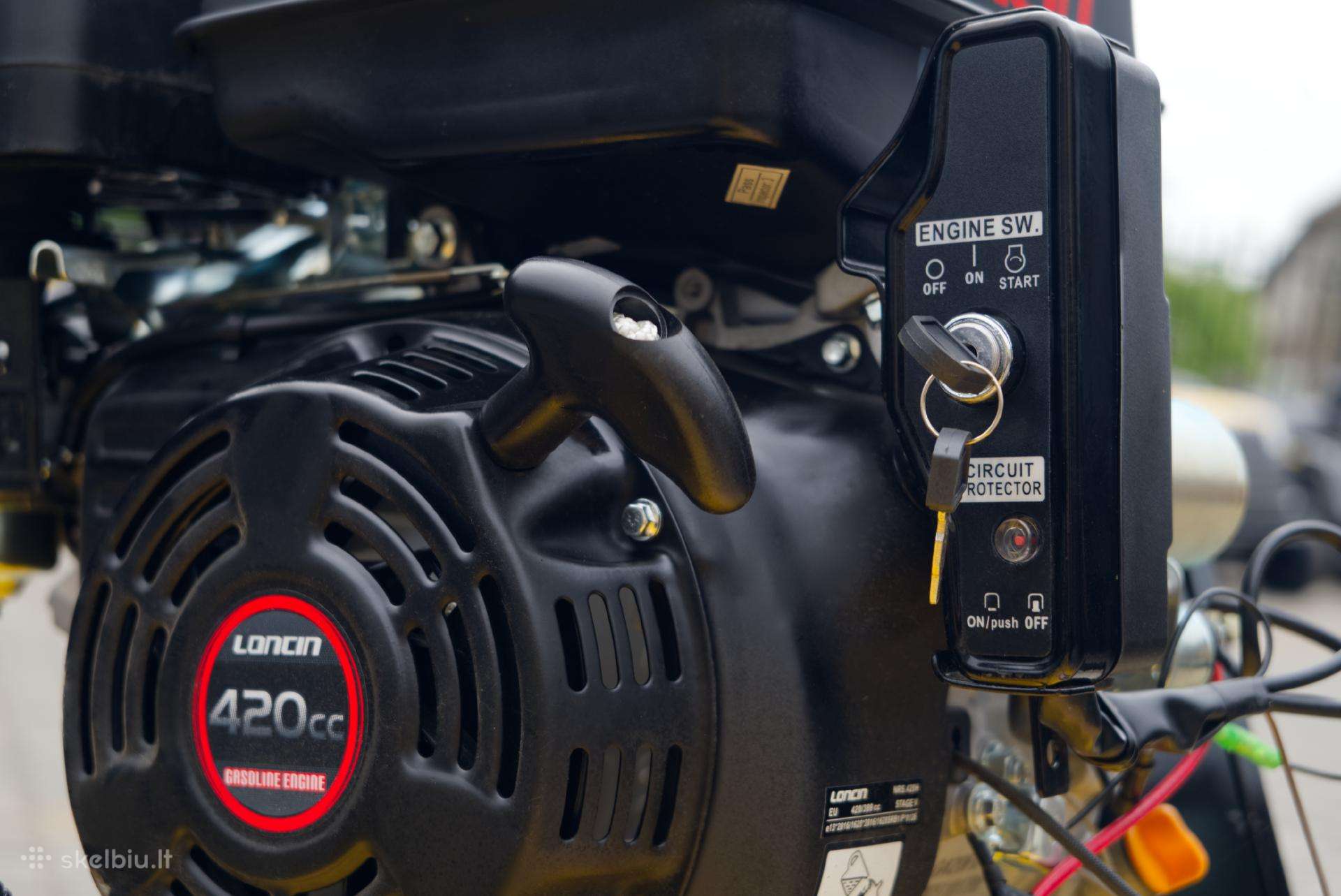 GUST ATV120, implements for quadricycles