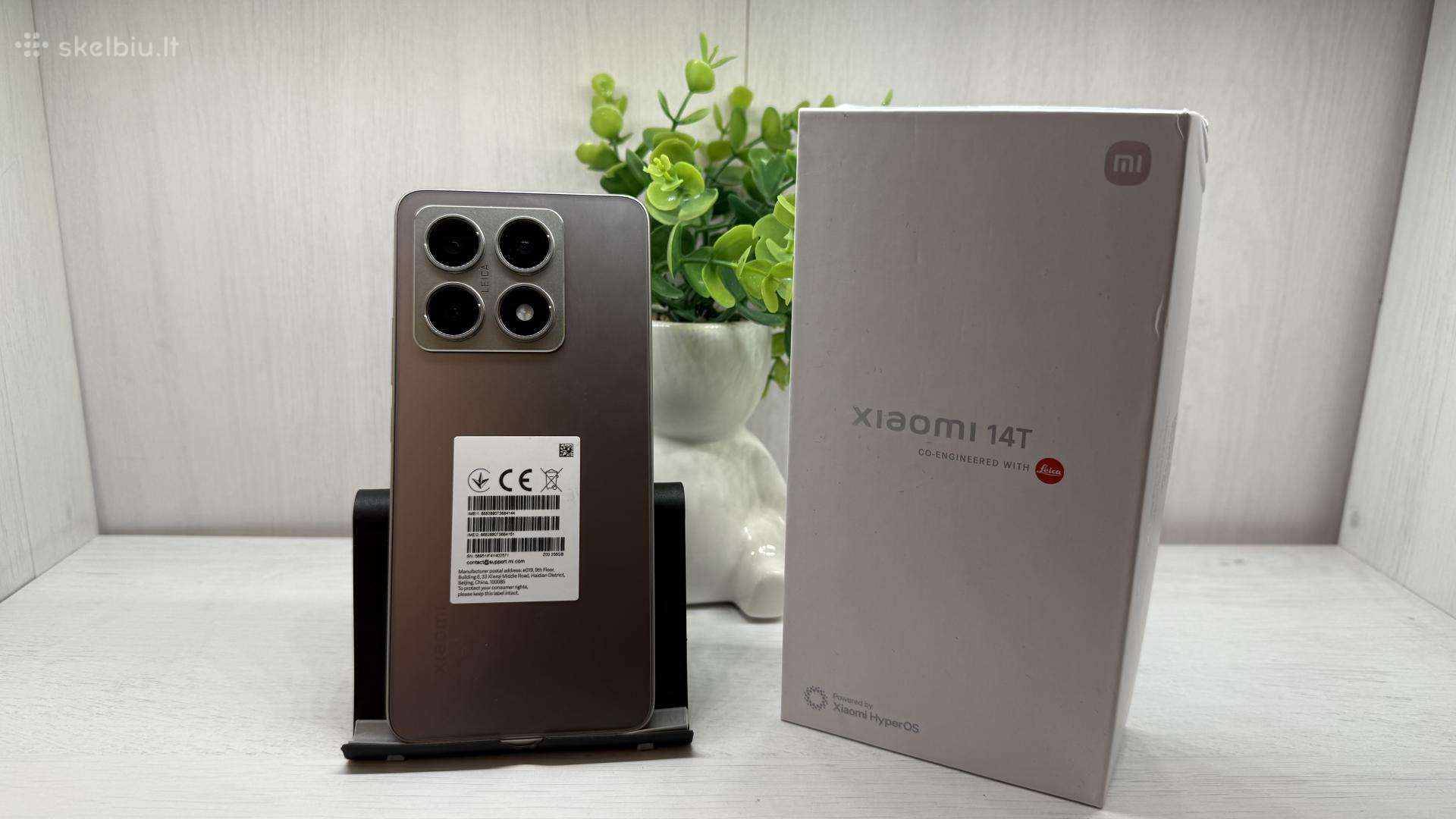 Xiaomi 14t - 256gb, ekspozicine preke su garantija