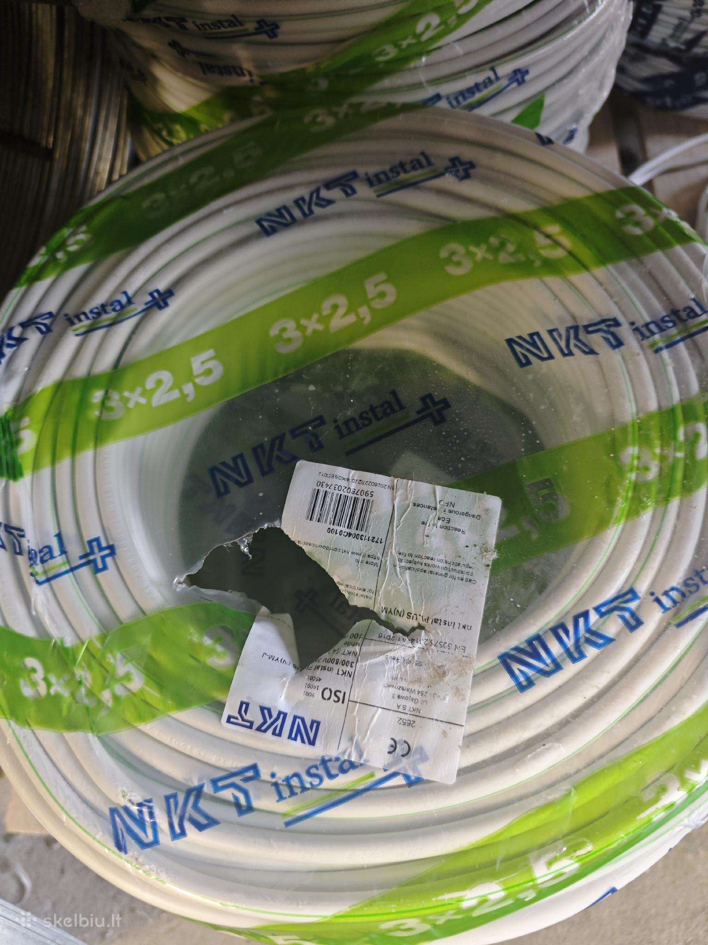 Kabelis Nkt Nym 3x2. 5-100m