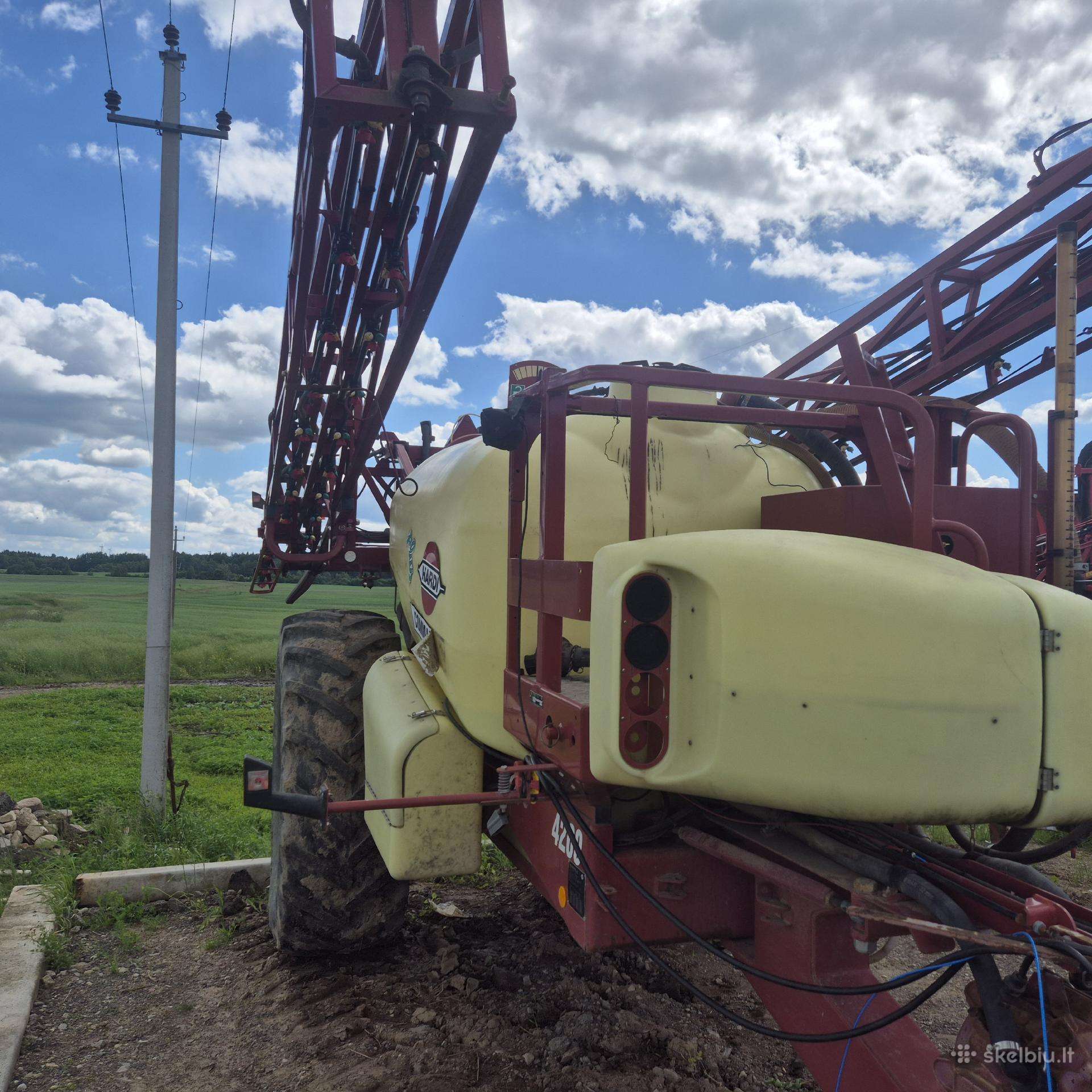 Hardi 4200, разбрызгиватели