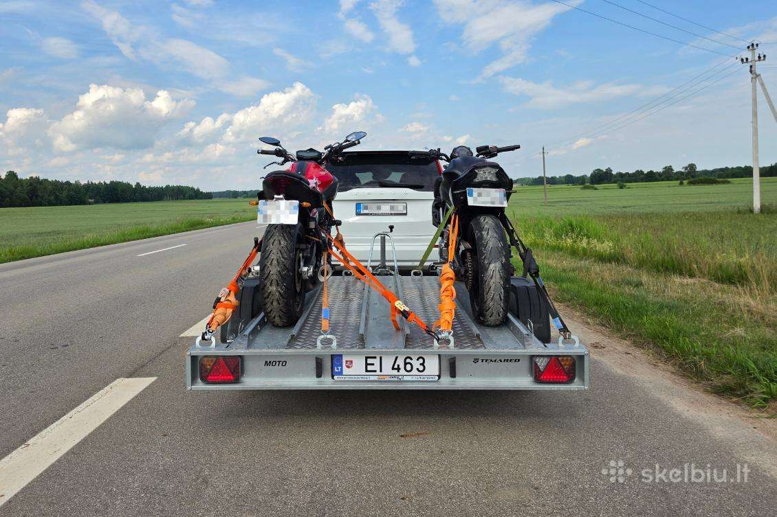 Moto priekaba Motociklo priekaba