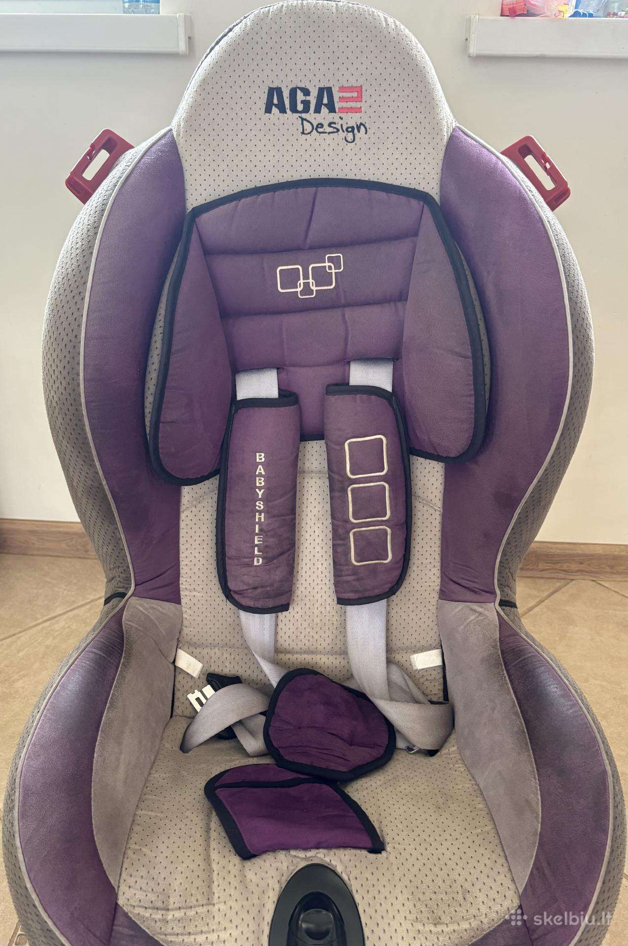 Automobilinė kėdutė Aga nuo 9 iki 25 kg.