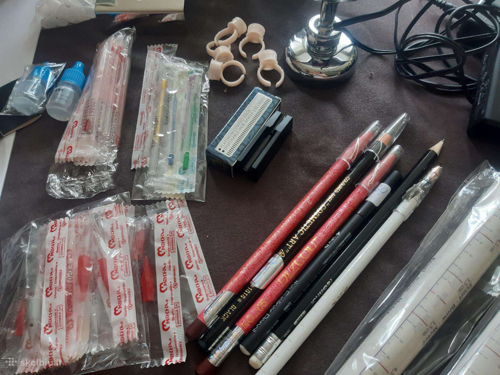 Permanentinisaparatas Sapphire ir jo priedai.
