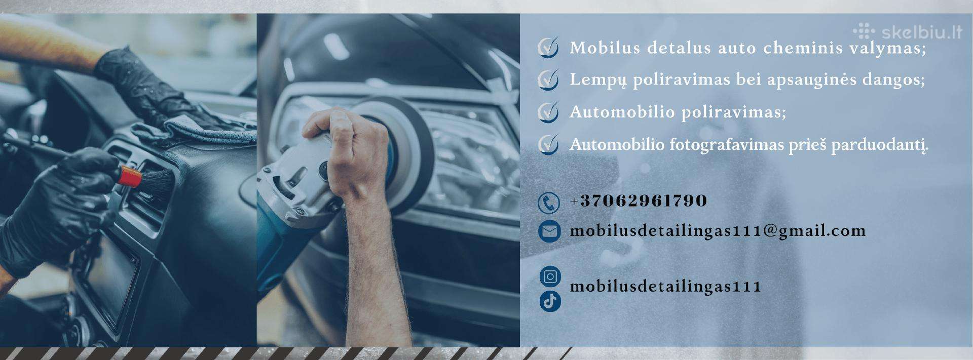 Mobilus auto detailingas