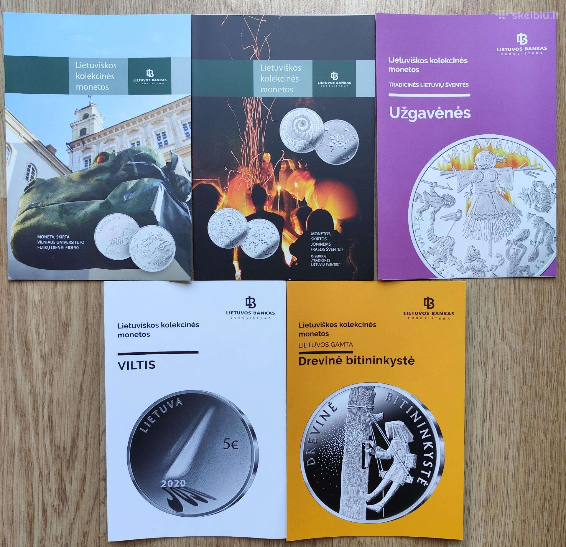 Lietuvos 1,5 euro monetos - pusantrokai
