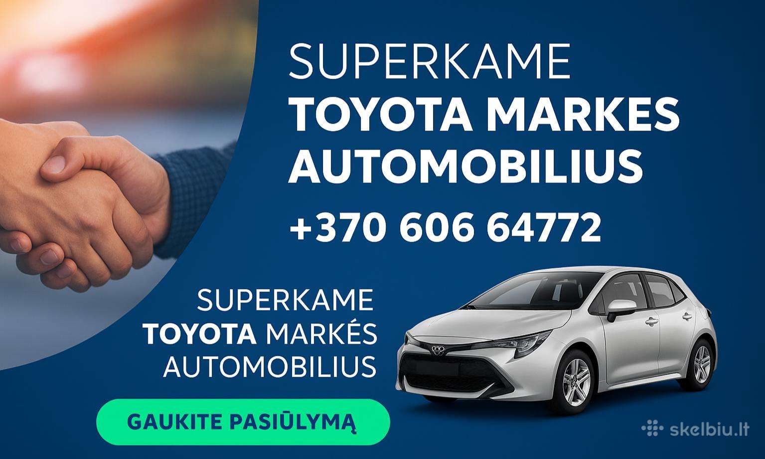 Superkame Toyota Markės Automobilius!