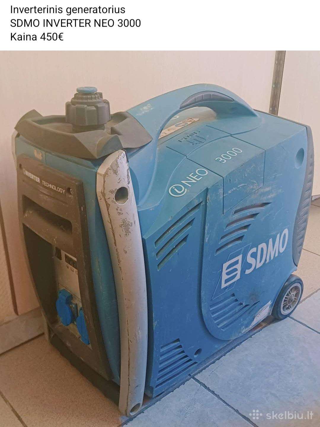 Generatorius Sdmo Inverter Neo 3000