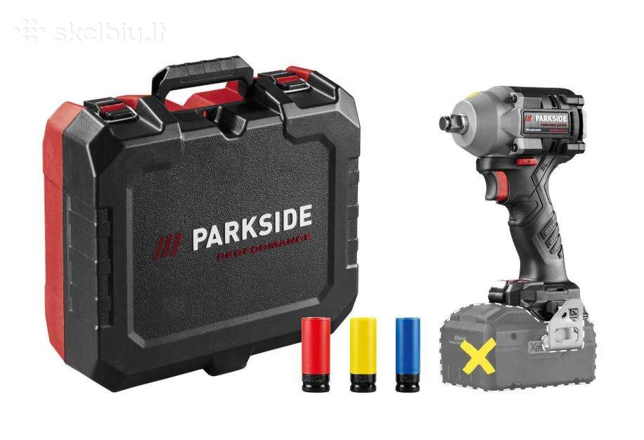 Parkside 2 dydžių veržliasūkiai