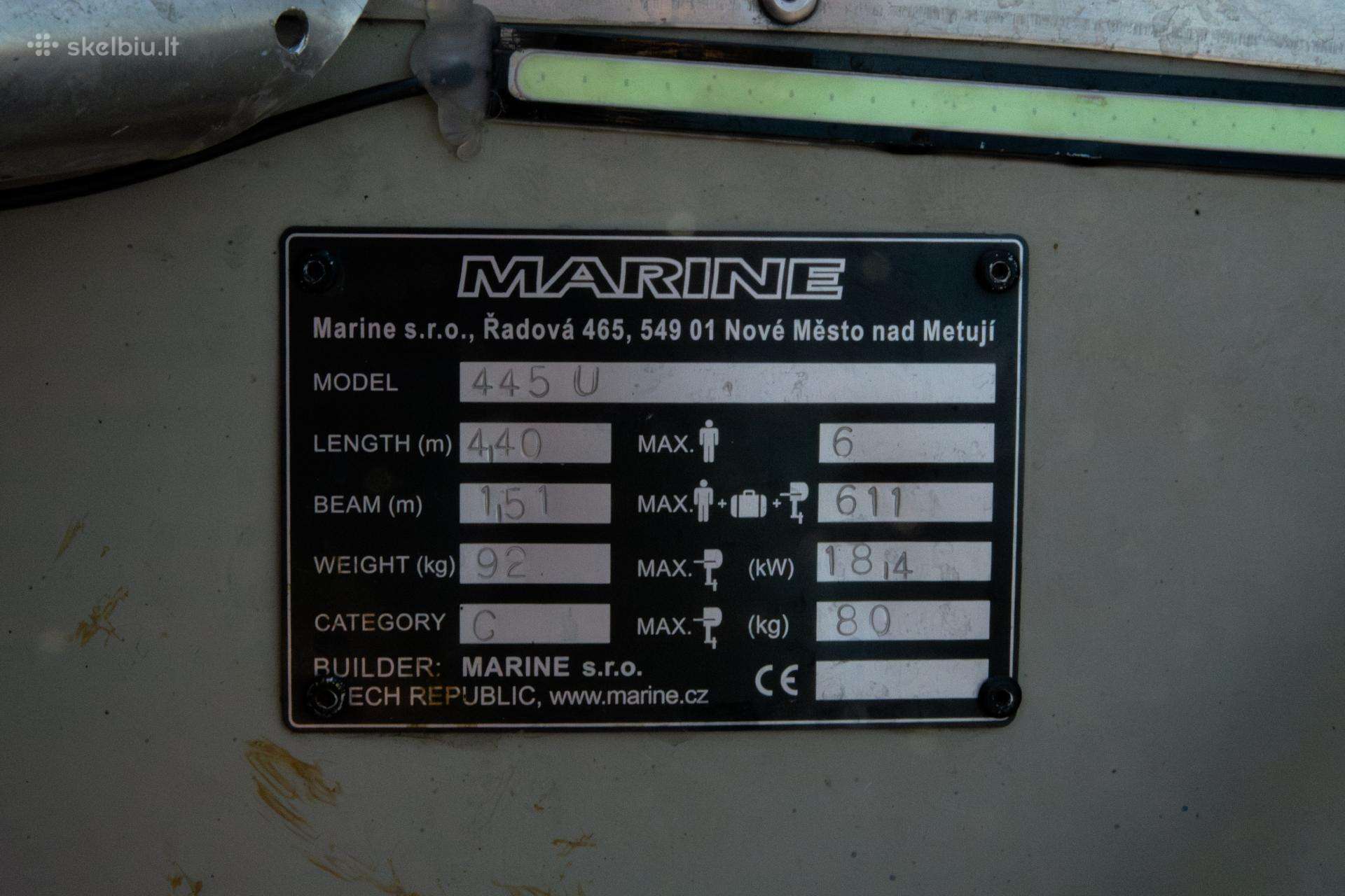 Marine, aliuminės valtys