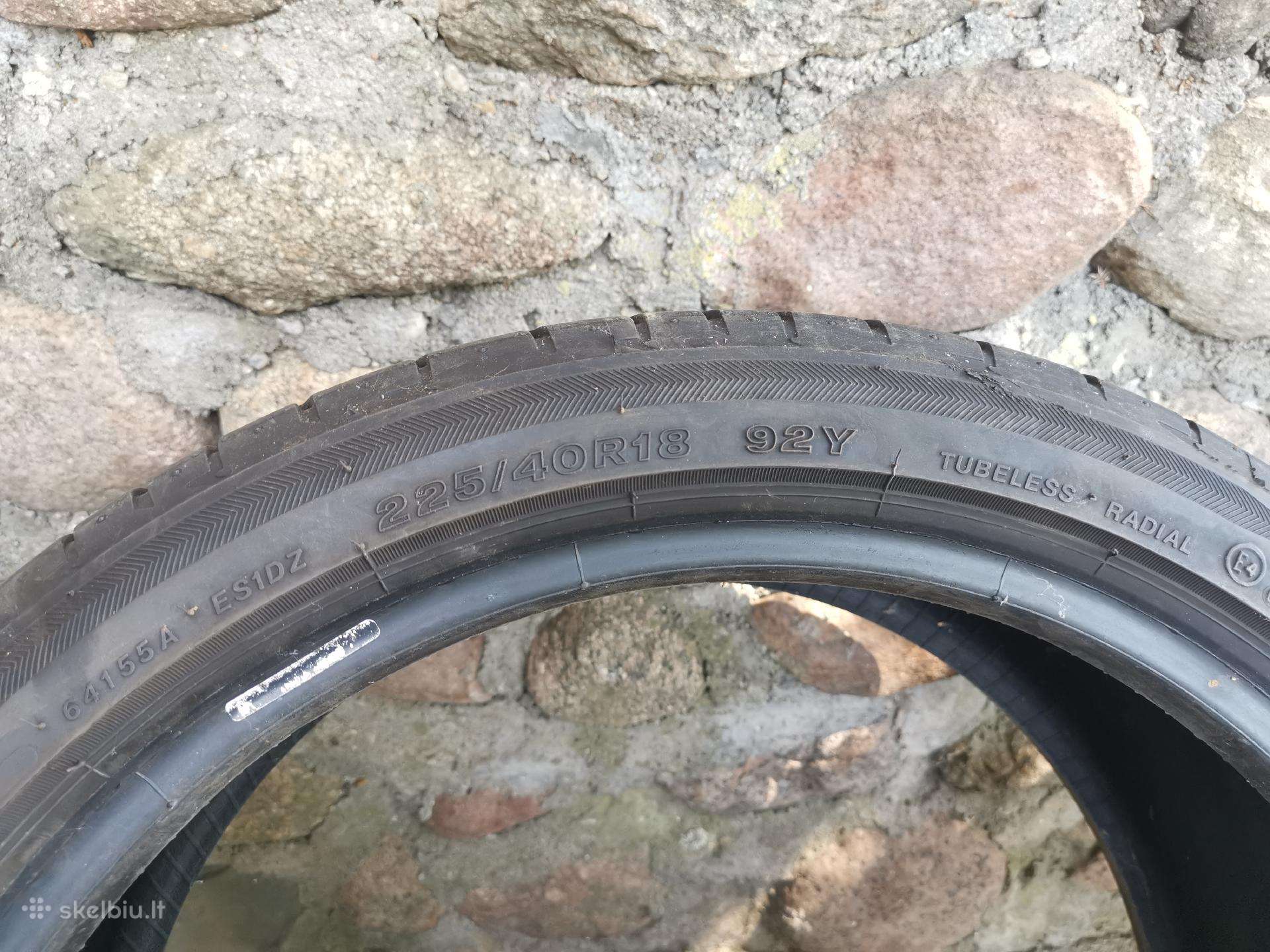 Bridgestone, vasarinės 225/40 R18
