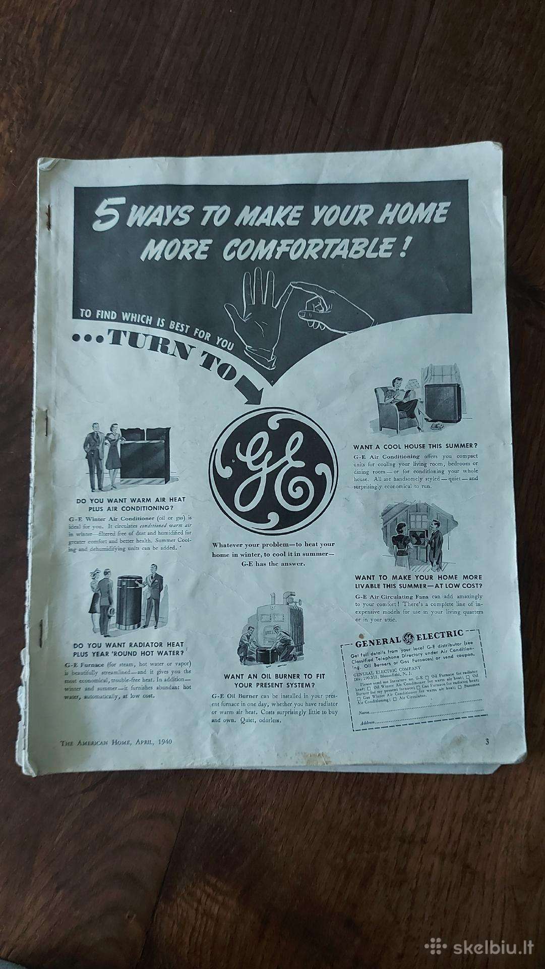 1940-uju Ge žurnalas The American Home