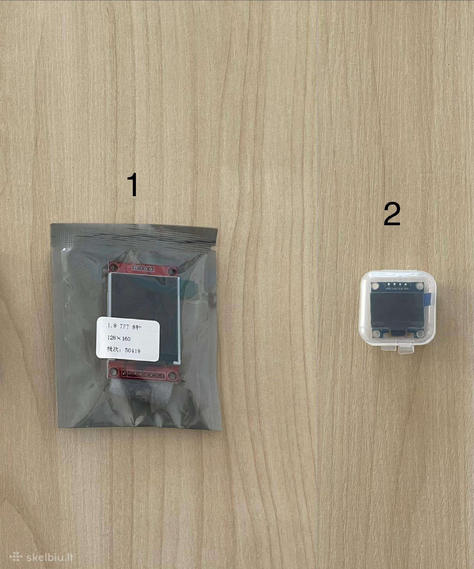 Esp32 Arduino Raspberry Pi LCD Oled ekranas