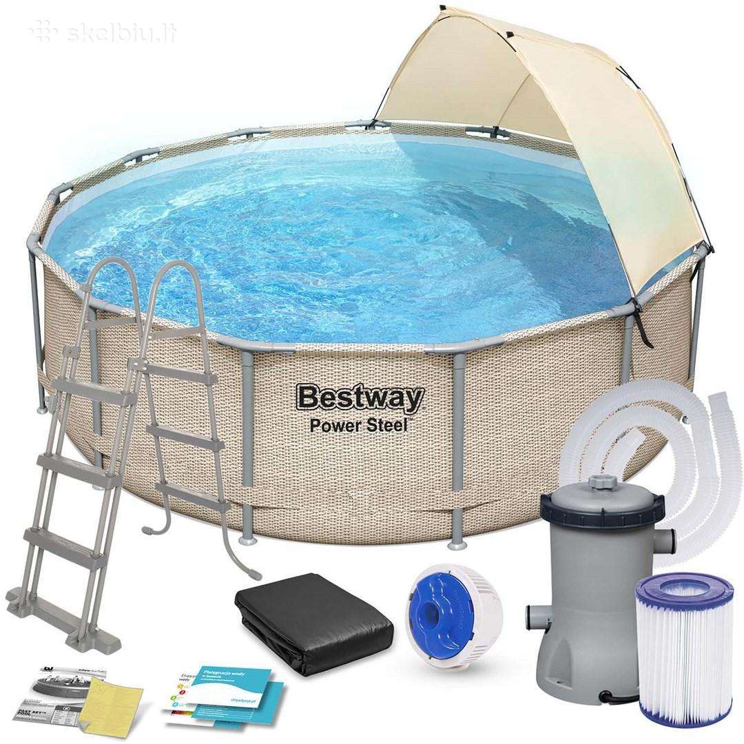 Bestway Power Steel 11,133 litrų baseinas
