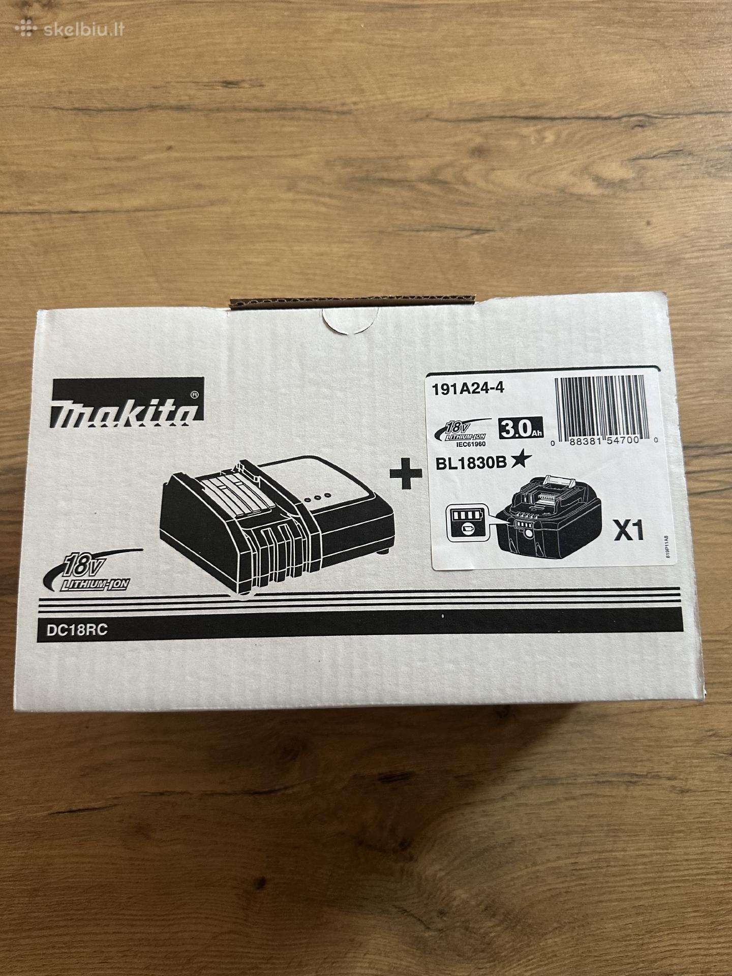 Makita pakrovejas + baterija